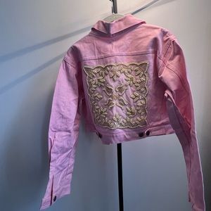 Cropped Custom Denim Jacket